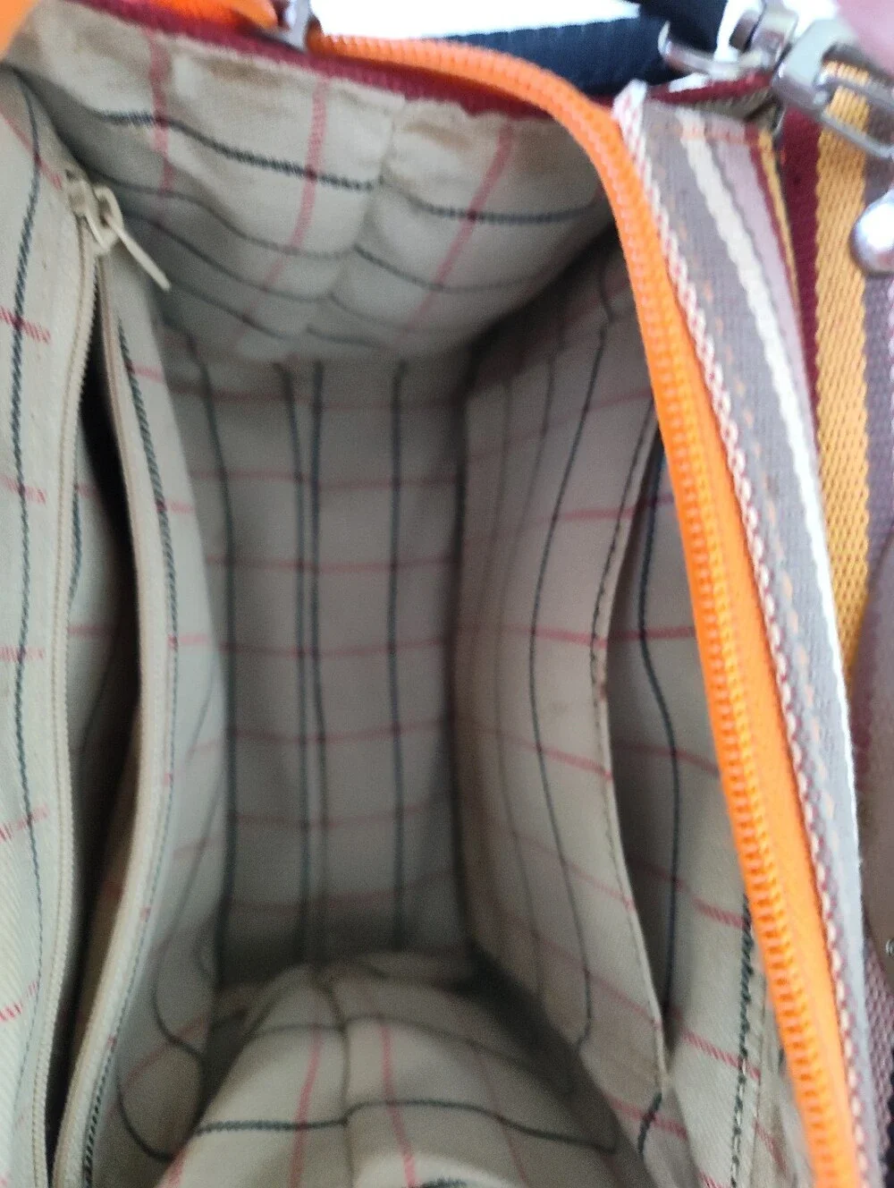 Striped Multicolor Crossbody Tote - Unbranded